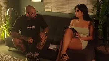 Horny Brunette Latina With Big Ass Fucks Her Brother-In-Law In Secret In the Office!! Wet Hard Passionate Cheating Fuck!!