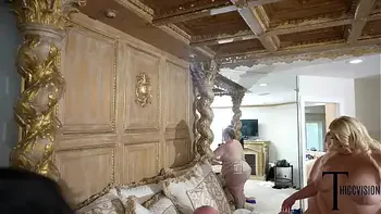 A GROUP OF HORNY BBWS RAVAGE THOR JOHNSON