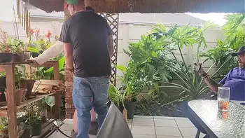 My neighbour likes to share his wife on weekends