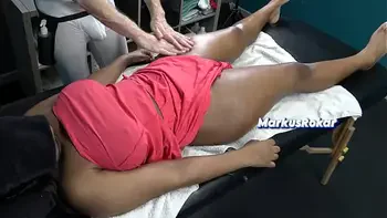 Cuckold Lover Husband Watches Masseur Massage the Big ballon Tits of his Wife