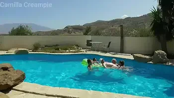 Orgy in The Swimming Pool