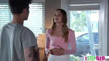 Stepbro wasnt going to take the blame of his bratty teen stepsis