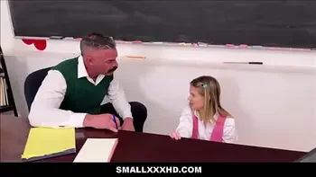 SmallXXXHD - Cute Petite Blonde Teen Seduces Her Big Cock Teacher In Classroom - Coco Lovelock, Charles Dera