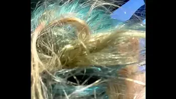 Cheating blonde whore sucks cock & takes a facial out in public during the middle of the day