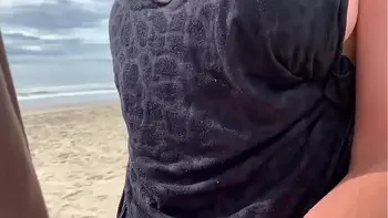 Milf jerks me off in front of everyone. Public ejaculation.