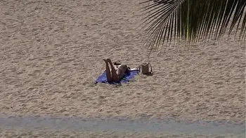 I get Fucked after the Beach with a Voyeur from the Resort