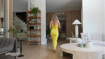 Rubbing Lotion on my step Mom's Friend's Naked Body - Bunny Madison