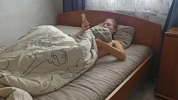 Woke up and decided to masturbate to porn! Wet orgasm!