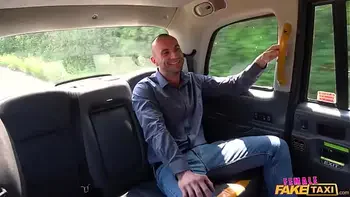 Her ASS is fucked hard by an Australian guy with a big dick - Female Fake Taxi
