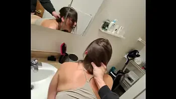 POV Caught Peeing Then Bent Over and Used Wife