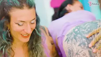 Lesbian Orgy – Anal & Squirt – Tattooed Girls Pleasuring Each Other’s Holes and Licking Pussy – ATM, Gapes, Squirting