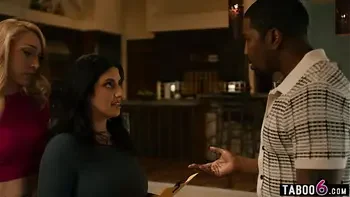 Busty bisexual Arab wife wants a divorce from her black husband