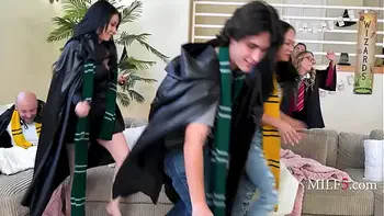 MILF In Yes Woman Phase Fucks Wearing Harry Potter Costume | MILF5