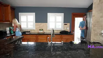 The Time When step Moms Hot Friend Came To Stay With Us