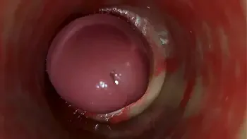 Camera Inside Deep Pussy Captures Huge Ejaculation of Sperm ASMR