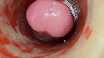 Camera Inside Deep Pussy Captures Dose Ejaculation of Sperm ASMR