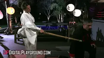 DIGITALPLAYGROUND - Eva Lovia Gets Her Pussy Stretched By A Big Cock In A Wild Poolside Fuck