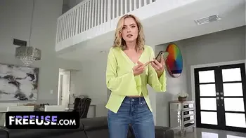 Bossy Stepmom Turns Her Hung Stepson Into A Personal Sexcretary - FreeUse Kitchen Doggystyle Pounding