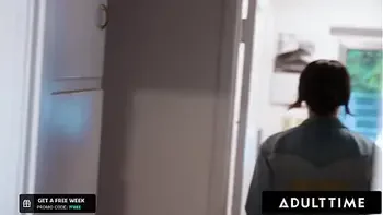 ADULT TIME - Housewife Charlotte Sins Lets Two Hunks DESTROY Her Pussy While Her Wife Is Gone!