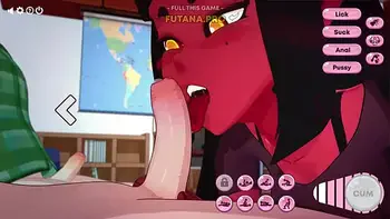 Animation bitch loves sex, at first she sucked off two guys, then allowed herself to be fucked by the third bully