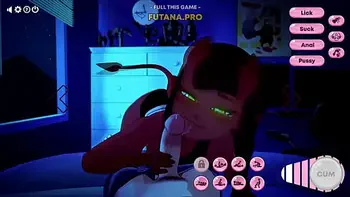 Animation porn - a brave girl decided to have sex with a modest handsome guy