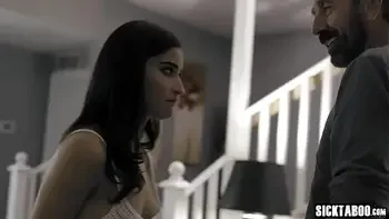 Stepdad disciplines perverted small tits stepdaughter