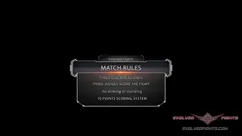 Tattooed MILF Jen Hexxx grinds and bites Racker's balls in this winner-fucks-loser mixed gender wrestling match