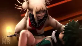 Boku no Hero hentai Big cock fucks in her pussy