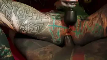 anal cumshot bedroom fuck with tattooed dreadgirl atporn