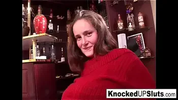 Busty pregnant brunette fucks a big black cock