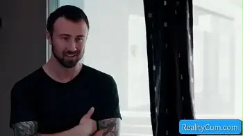 Sexy natural big tit blonde sexy babe Lena Paul seduces her friend with her amazing boobs