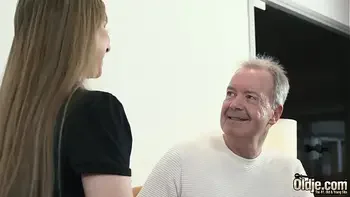 OMG My step dad fucks young cleaning lady after she seduces him with his tight pussy and sexy outfit she sucks his cock and lets the step daddy fuck her wet pussy hardcore on the couch