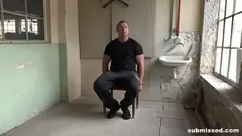 Bound man submissed by European domina! Great Femdom!