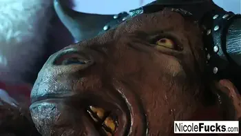 Hunter Nicole Aniston captures a Minotaur and Milks his balls dr