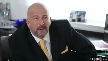 Stepbrothers DP fuck their new dumb MILF stepmom