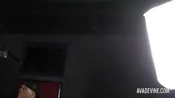 Ava Devine takes on two y. studs at once