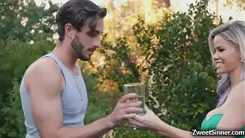 Get ready for a intense sensual fucking session with seductive babe Jessa Rhodes and her hot neighbor Lucas Frost.