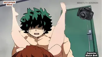 Midoriya fucks Uraraka (Boku no hero Academia HENTAI)