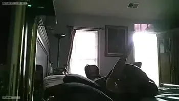 My Wife Patrice at it again with a 3rd guy while I am away, caught on spy cam.