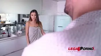 Outstanding busty glamour babe Liya Silver gets her shaved pussy drilled GP577