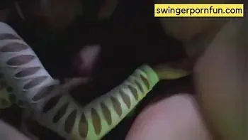 Real Swinger Hotwives meet in an Orgy bus and have fun with random Men