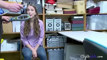 Shoplifting whore shamed & fucked