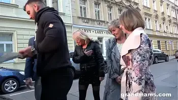 First Ever Granny Orgy! Cock Fest!