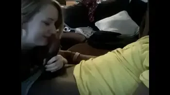 This Slut sucked my dick while boyfriend was p. in the room