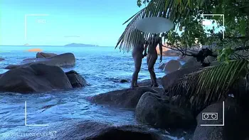 voyeur spy nude couple having sex on public beach - projectfiundiary