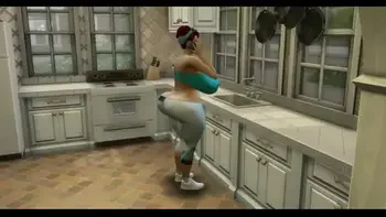 Red Head Wife Fucked in Elevator Next to Husband