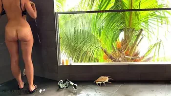 romantic shower fuck on paradise island - projectfundiary