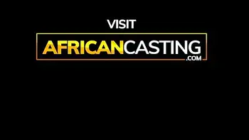 Gorgeous Black Amateur Can't Handle White Monster Cock