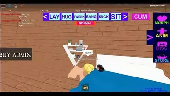A Hot Blonde Roblox Lesbian licks a Nervous Latino girl as she moans