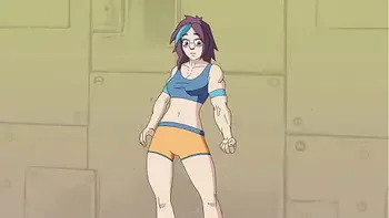 Nerdy girl muscle expansion